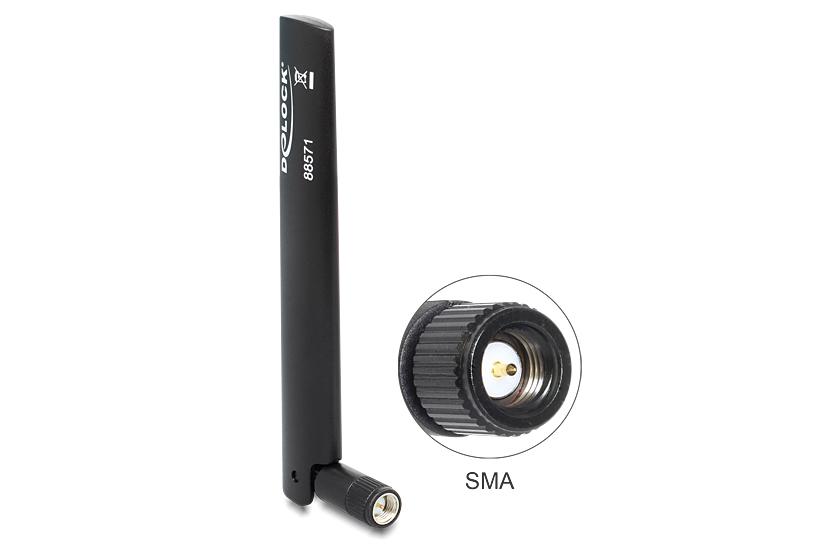 Delock Lte Sma Antenna With Flexible Joint Mobil Modem Antenne