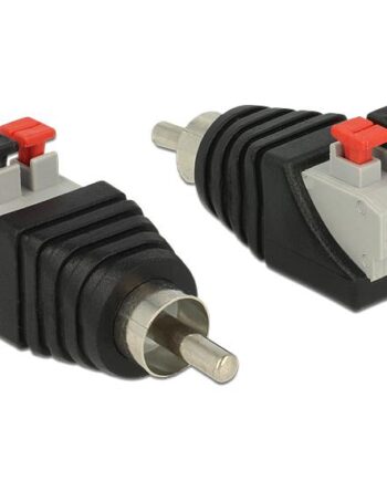 Delock Lyd Adapter   Pins Terminalblok Han Til Rca Han