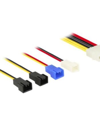 Delock Molex   Pin         Pin Fan  12                Blæser Strømkabel 20 Cm