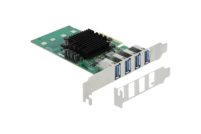 Delock Pci Express X4 Card To External Usb Quad Channel Usb-adapter Pcie X4 Usb