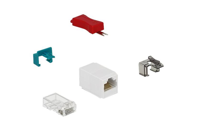 Delock Secure Clip Starter Set Lan-kabeksikkerhedslåsesæt