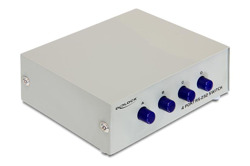 Delock Serial Switch Rs-232 -port Manual Switch Porte