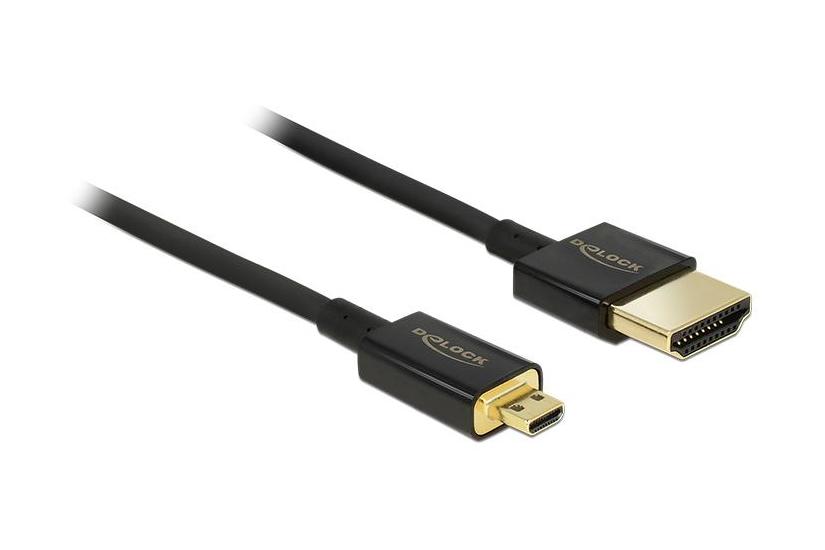 Delock Slim Premium Hdmi-kabel Med Ethernet