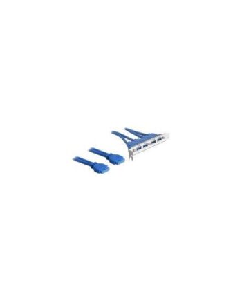 Delock Slot Bracket Usb-panel 19 Pin Usb     Samlekasse Til Usb Type   40 Cm