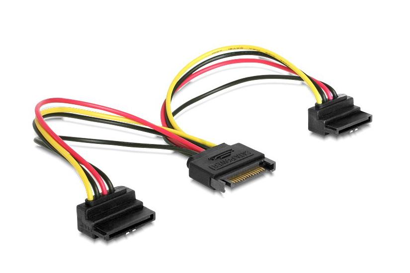 Delock Strøm-splitter Sata Strøm Til Sata Strøm 15 Cm