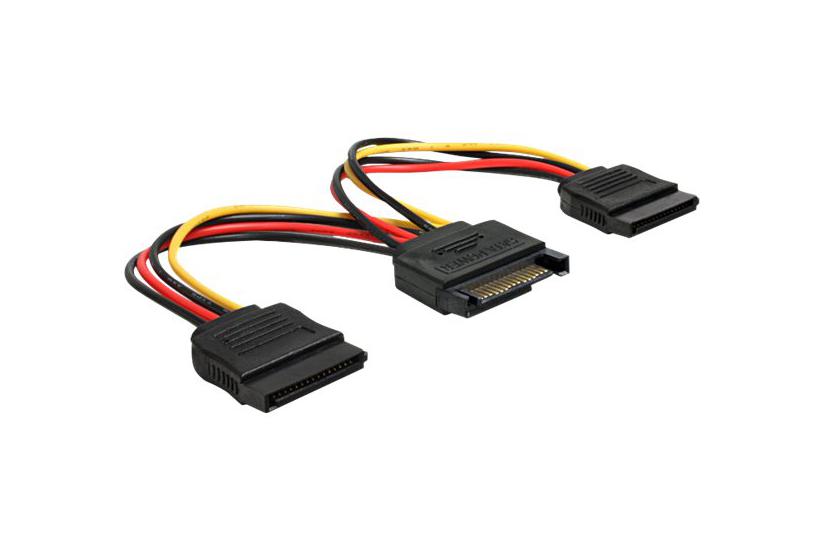 Delock Strømkabel Sata Strøm Til Sata Strøm 15 Cm