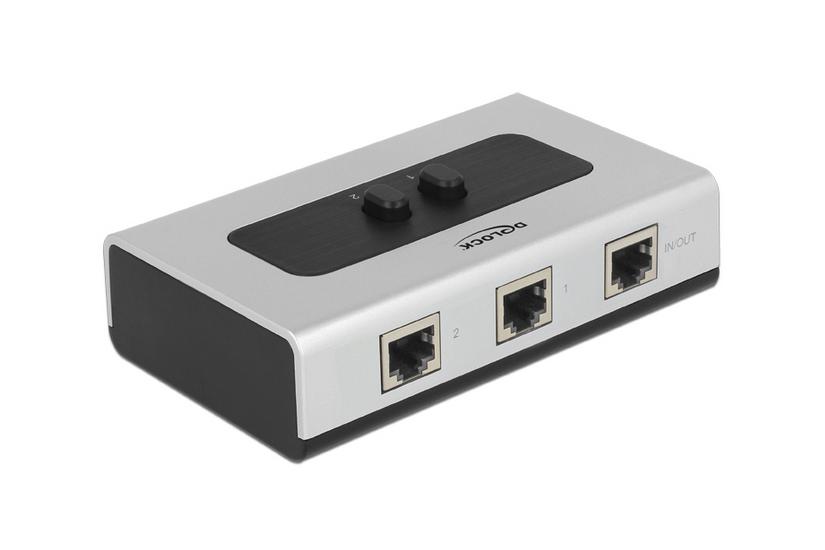 Delock Switch Rj45 10 100 1000 Port Manual Bidirectional Switch Porte