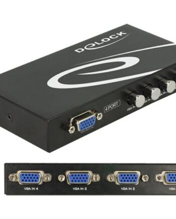 Delock Switch Vga   Port Manual Bidirectional Switch Til Skærm   Porte