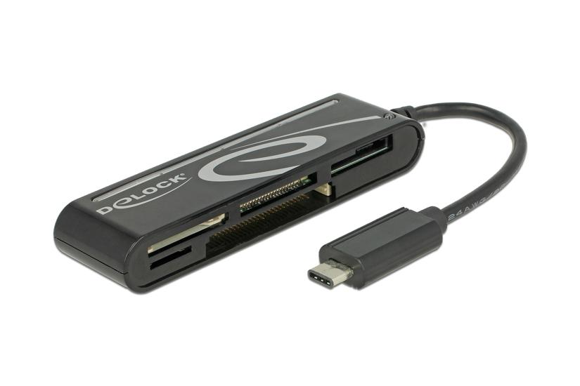 Delock Usb Card Reader Usb Type- Male Slots Kortlæser Usb-