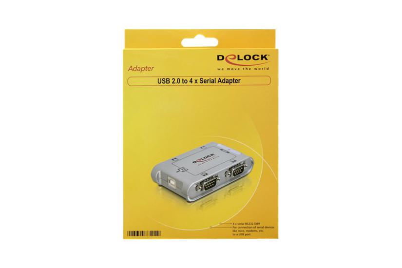 Delock Usb To Port Serial Hub Seriel Adapter Usb Rs-232