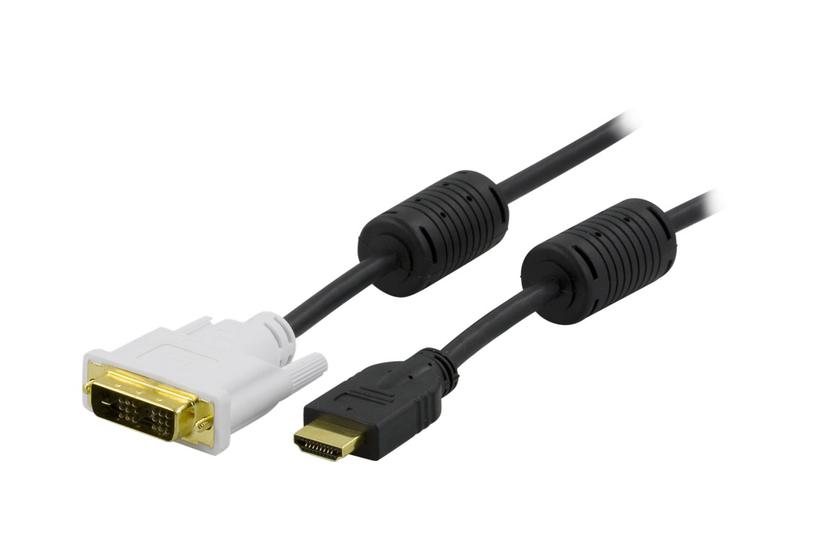 Deltaco Adapterkabel Hdmi Dvi 50 Cm