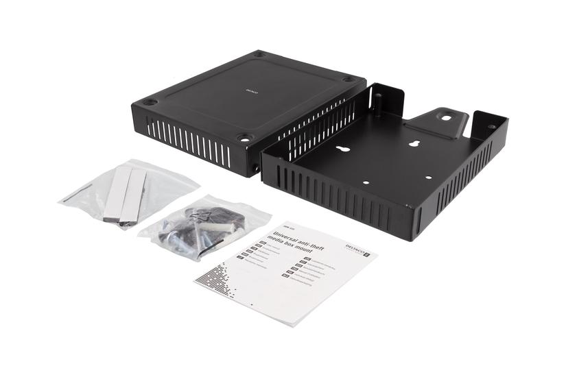 Deltaco Arm-535 Komponenter Til Montering For Mediabox Sort