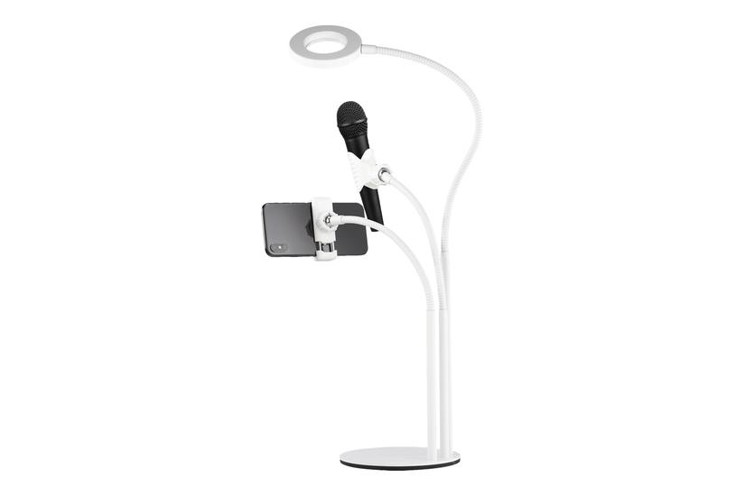 Deltaco Arm-280 Mobiltelefonholder Mikrofonholder Ringlys For Mikrofon Mobiltelefon