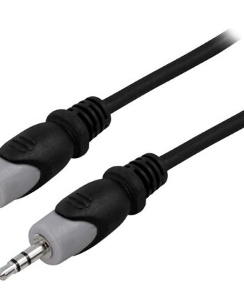 Deltaco Audiokabel   5mm Jack Han Til   5mm Jack Han       Sort