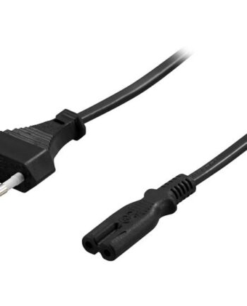 Deltaco Del-109aa Strømkabel Europlug Til Power Iec 60320 C7