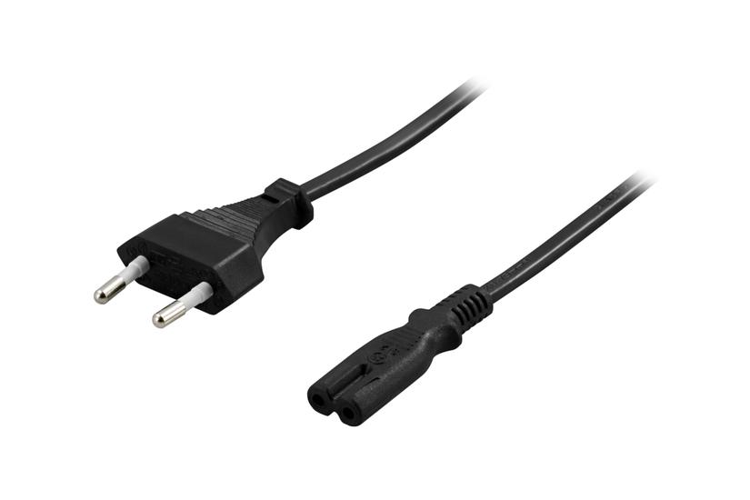 Deltaco Del-109an Strømkabel Europlug Til Iec 60320 C7