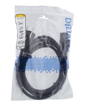 Deltaco Del-117b Strømkabel Power Cee     Til Iec 60320 C15