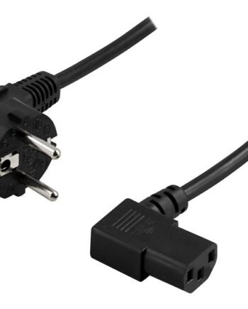 Deltaco Del-109b Strømkabel Power Cee     Til Power Iec 60320 C13 20 Cm