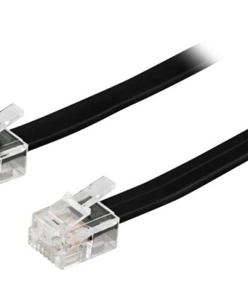 Deltaco Del-160b Telefonkabel     Sort