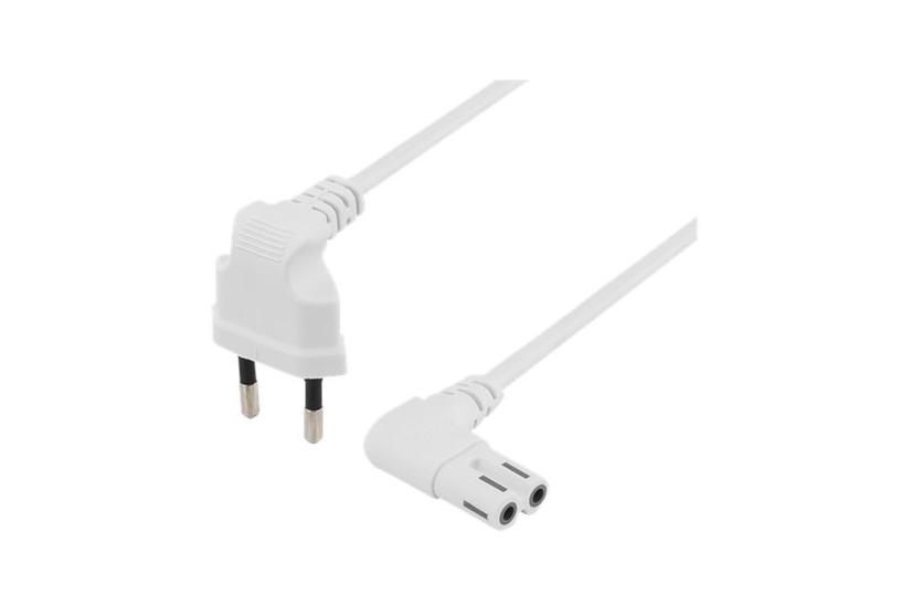 Deltaco Del-109bv Strømkabel Europlug Til Power Iec 60320 C7