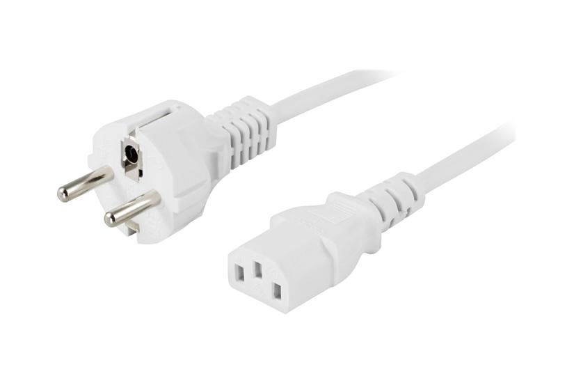 Deltaco Del-109lv Strømkabel Power Cee Til Power Iec 60320 C13