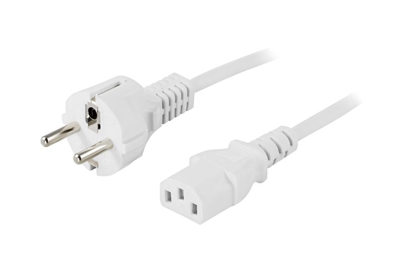 Deltaco Del-109mv Strømkabel Power Cee Til Power Iec 60320 C13