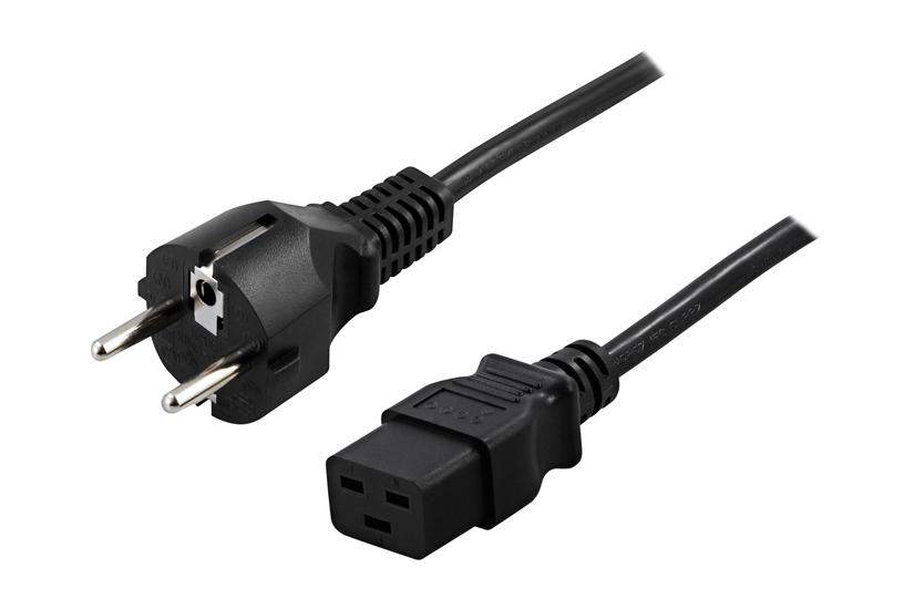 Deltaco Del-111t Strømkabel Power Cee Til Iec 60320 C19