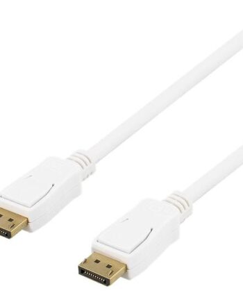Deltaco Displayport Til Displayport           Hvid