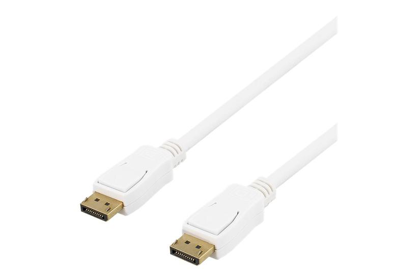 Deltaco Displayport Til Displayport Hvid