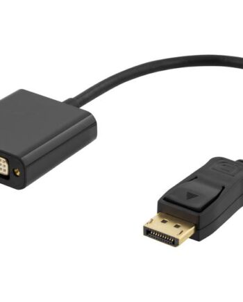 Deltaco Displayport Til Dvi-  Boks       Sort