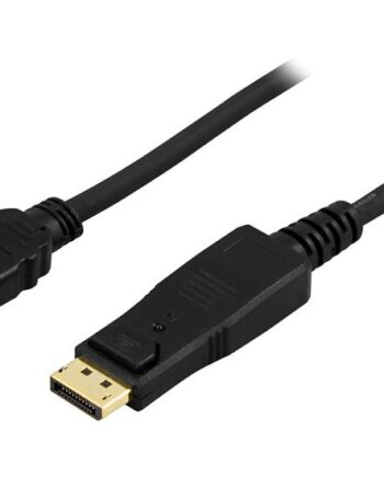 Deltaco Displayport Til Hdmi     Sort