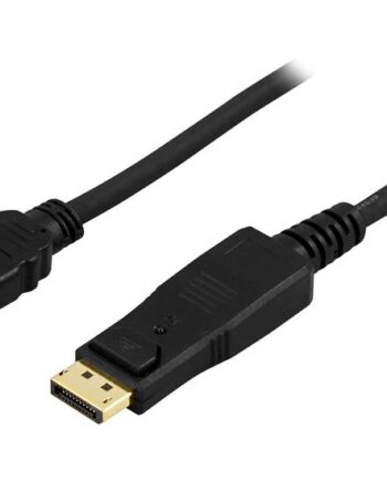 Deltaco Displayport Til Hdmi     Sort