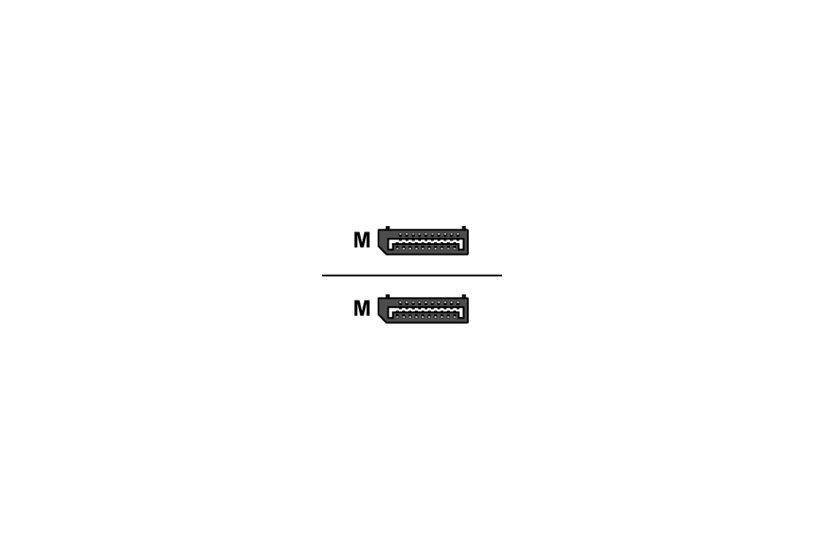 Deltaco Dp-1015d Displayport Kabel Displayport Til Displayport