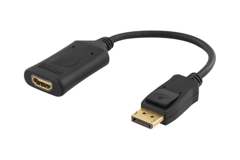 Deltaco Dp-hdmi32 Adapterkabel Displayport Hdmi 10 Cm