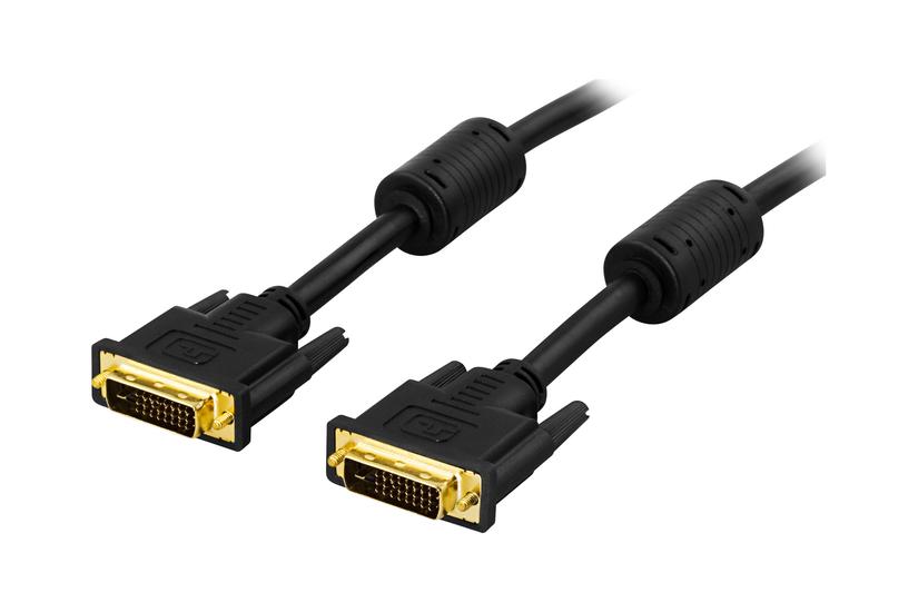 Deltaco Dvi-  Til Dvi-   Dual Link      Sort
