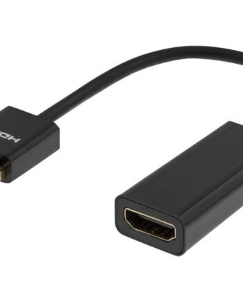 Deltaco Forlænger Hdmi Med Ethernet       Sort