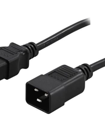 Deltaco Forlængerkabel Til Strøm Iec 60320 C19 Til Iec 60320 C20