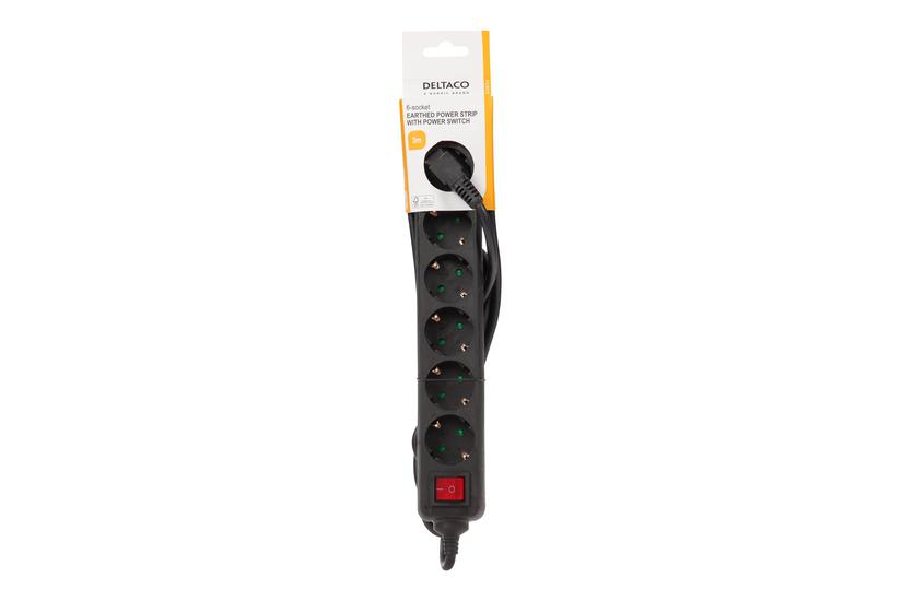 Deltaco Gt-0661 Stikdåse 3680 Watt