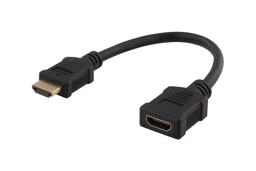 Deltaco Hdmi-21f Hdmi-forlængeradapter 20 Cm