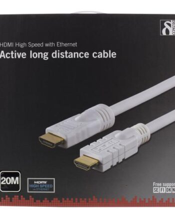 Deltaco Hdmi-1201 Hdmi-kabel Med Ethernet 20
