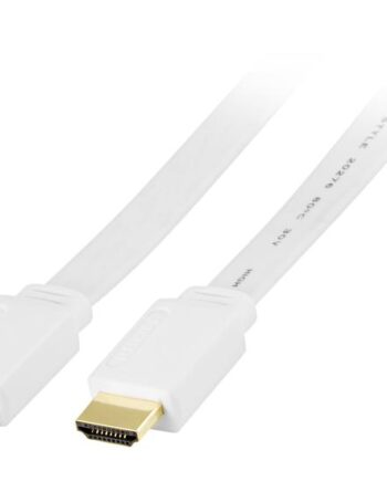 Deltaco Hdmi Til Hdmi Med Ethernet           Hvid