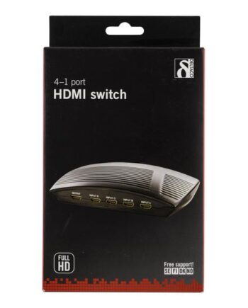 Deltaco Hdmi-206 Video- Audioswitch   Porte