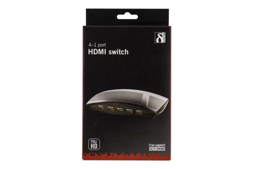 Deltaco Hdmi-206 Video- Audioswitch Porte