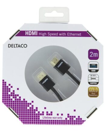Deltaco Hdmi-1092-  Hdmi-kabel Med Ethernet