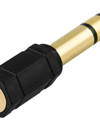 Deltaco Lyd Adapter Stereostik Han Til Stereo Mini-jackstik Hun