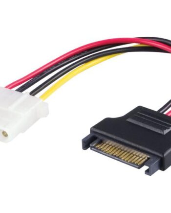 Deltaco Molex Hun Til 15 Pin Sata Hun