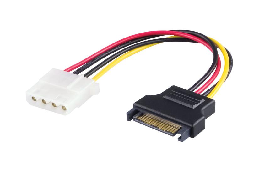 Deltaco Molex Hun Til 15 Pin Sata Hun