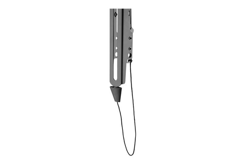 Deltaco Office Arm-0202 Heavy Duty Beslag Foldbar For Lcd-tv Kurvet Lcd-tv Mat Sort