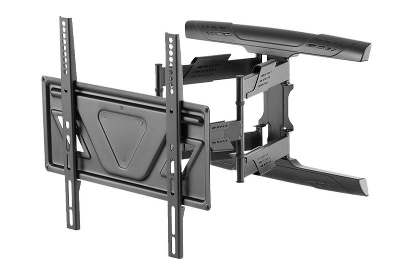 Deltaco Office Arm-0258 Ultra-slim Beslag Fuld Bevægelse For Lcd-tv Kurvet Lcd-tv Mat Sort