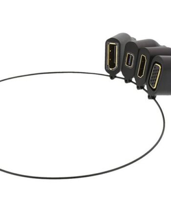 Deltaco Office Videoadapter-kit Mini Displayport   Displayport   Hdmi   Usb   Vga